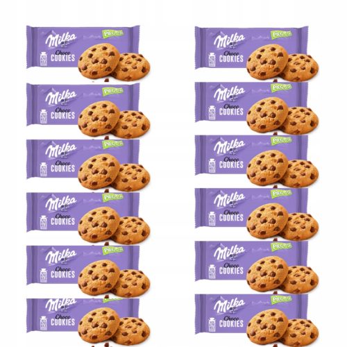 Milka Pieguski Choco Cookie: Schokoladenkekse im 12er-Pack (135g)