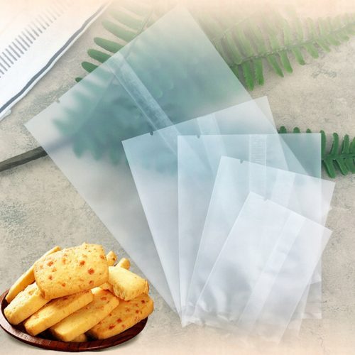  100 Stück selbstklebende transparente Beutel zum Verpacken von Keksen und Muffins