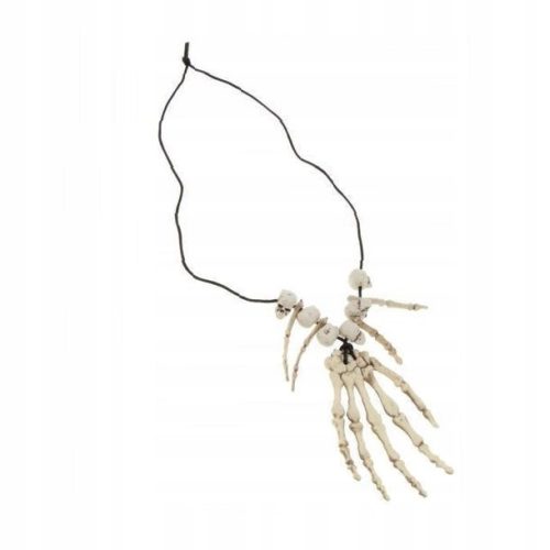  8x Halloween-Schmuck Knochen-Halskette Totenkopf-Halsband