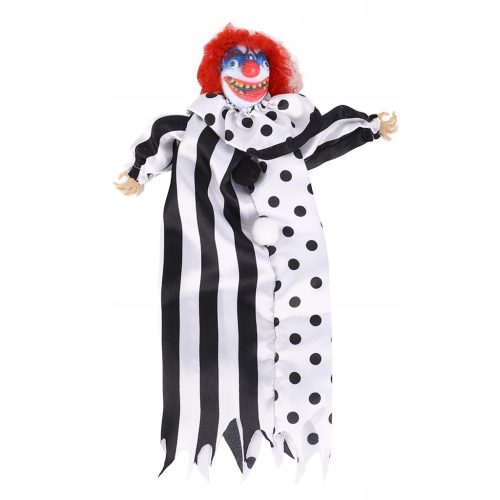  Gruseliger Clown als Hängedekoration für den Horrorunterricht, 25 x 15 cm