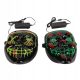  Halloween LED-Gesichtsschutz, flexibel, batteriebetrieben, 2 Stk.