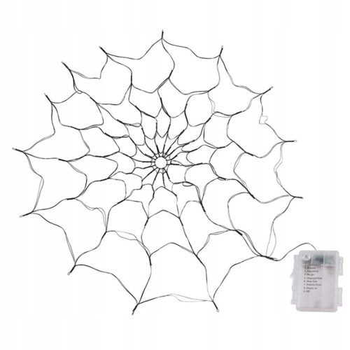  3,9 Fuß LED-Spinnen-Halloween-Licht mit 8 Modi Lila