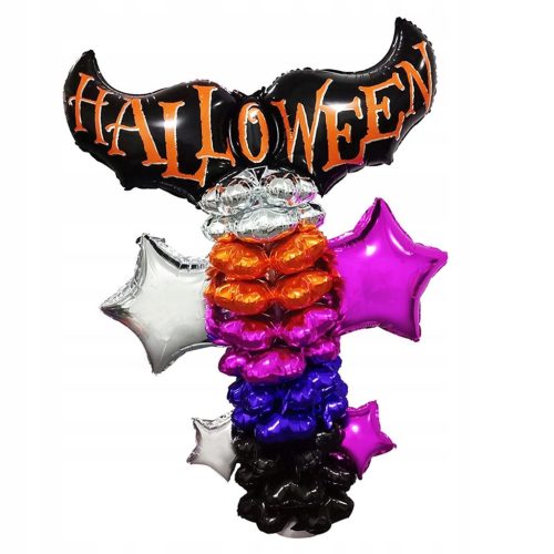  o-Halloween-Dekoration mit vertikalen Luftballons