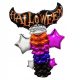  o-Halloween-Dekoration mit vertikalen Luftballons