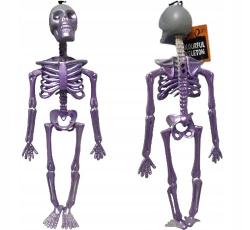  MENSCHLICHES SKELETT SKELETOR SCHÄDEL HALLOWEEN DEKORATION 33 cm