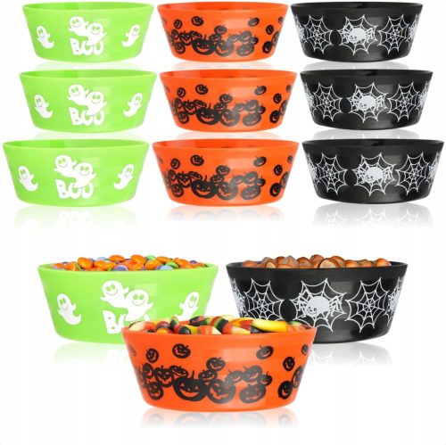  12 x HALLOWEEN SNACK BOWL PARTY GERICHTE 3 ARTEN