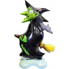    Hexenballon-Halloween-Dekoration, 128 cm, Party-Dekoration für Zuhause