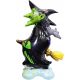  Hexenballon-Halloween-Dekoration, 128 cm, Party-Dekoration für Zuhause