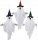  DEKORATIONEN HALLOWEEN ORNAMENTE HÄNGENDE GEISTER 3 Stk. 63CM GEIST DER SEELE