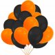  HALLOWEEN-LUFTBALLONS-SET MIT 50 DEKORATIVEN ORANGE-SCHWARZEN LUFTBALLONS FÜR PARTY