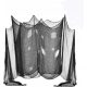  Halloween-Girlande, schwarzes Netz, 6 m x 1,2 m, Vorhang, Halloween-Dekoration