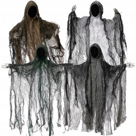    4x HALLOWEEN GHOSTS GEISTER SET 48cm DEKORATIONEN HALLOWEEN DEKORATIONEN