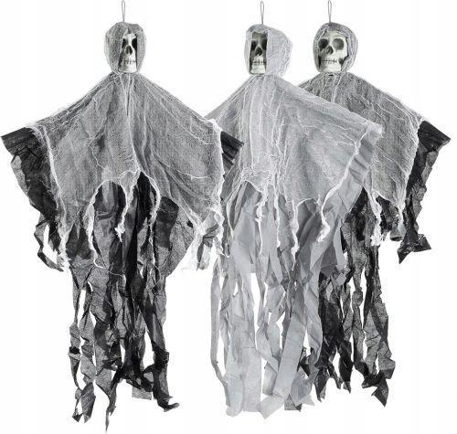  3x SKELETTE SKELETT HÄNGENDE HALLOWEEN-DEKORATIONEN HALLOWEEN-DEKORATIONEN 90 cm