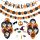  HALLOWEEN-DEKO 25-TEILIGES PARTY-DEKO-SET LUFTBALLONS-BANNER