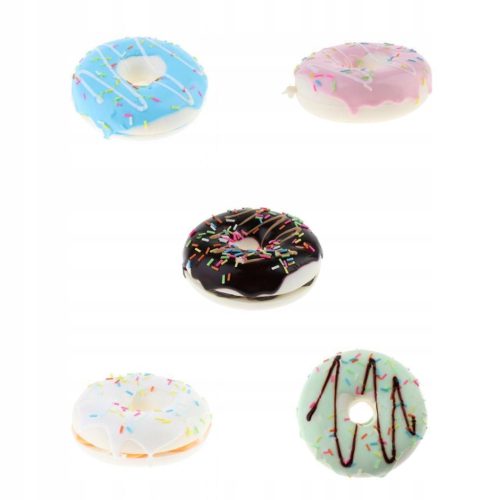  o-5 STÜCK KÜNSTLICHE DONUTS IN MEHRFARBIG