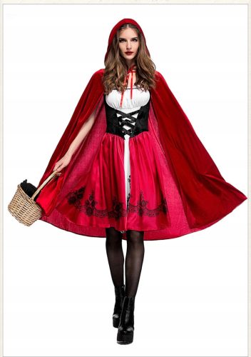  Halloween-Kostüm für Erwachsene, Cosplay, Little Red