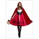  Halloween-Kostüm für Erwachsene, Cosplay, Little Red