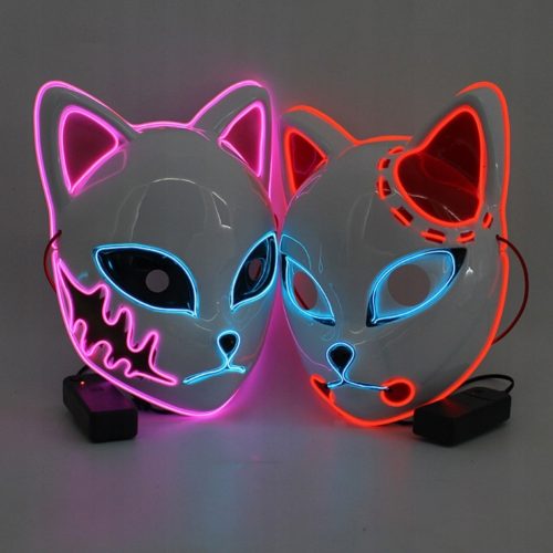  Halloween leuchtende Maske LED leuchtende Maske