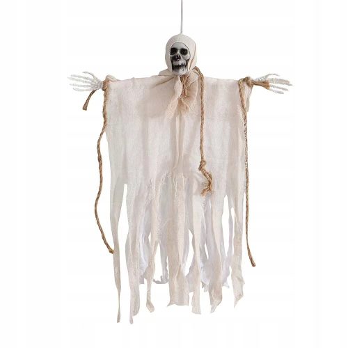  Weiße, hängende Geister-Halloween-Skelett-Dekoration