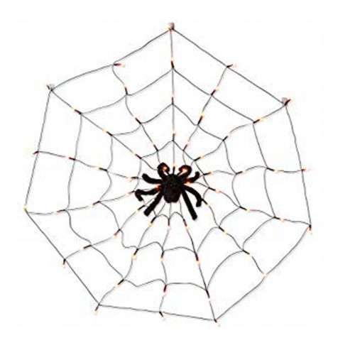  LED HALOWEEN LICHTER Dekorieren, Spinnennetz 1M