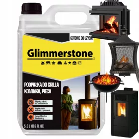  Anzündgel für Grill, Kamin, Ofen, Anzündholz, 5 l