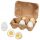  Set Holzeier im Karton Goki 51511 7-tlg.
