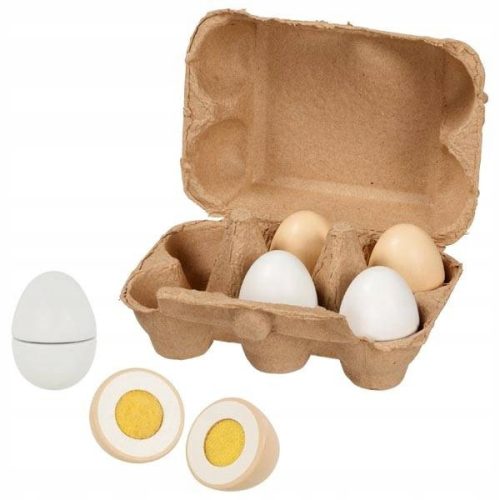  Set Holzeier im Karton Goki 51511 7-tlg.