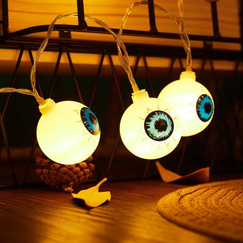  Halloween LED Geisterlichterkette 10 Lichter 1,5M