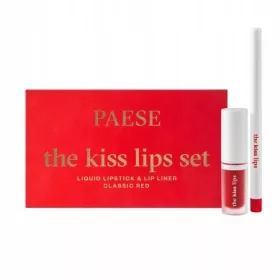    PAESE The Kiss Lips Set Set aus Lipliner und flüssigem Lippenstift 06 Classic Red