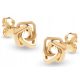 ORIGINAL GEOMETRISCHE BLOCK-OHRRINGE AUS GOLD 14KT 585