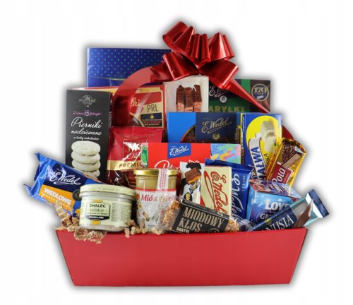  Geschenkkorb „Polnische Aromen“ Geschenksüßigkeiten Mit polnischen Produkten