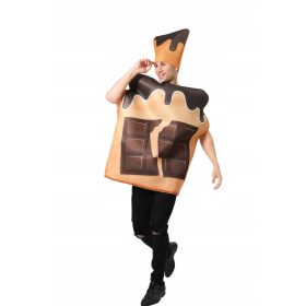    Lustige Halloween-Cosplay-Kostüme zum Thema Schokoladenessen für Erwachsene und Kinder