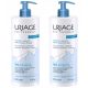 2x Uriage EAU Thermale Reinigungscreme 500 ml - Sanfte Pflege für empfindliche Haut