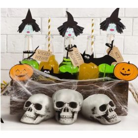  Halloween Totenkopf Deko Totenköpfe 15er Pack