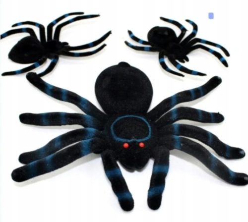  Halloween-Dekoration Spinne groß 15,5x19cm Packung mit 10 Stück