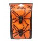  Halloween-Dekoration Spinne groß aus Gummi 10x12cm Packung mit 20 Stück