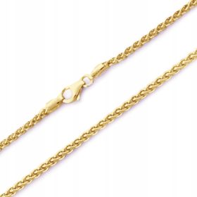    Klobige Silberkette, 925 vergoldet, dicker Fuchsschwanz, R45, modisches Geschenk