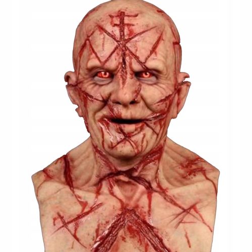  Gesichtsschutz Gruseliger Latex-Schrecken auf Ha