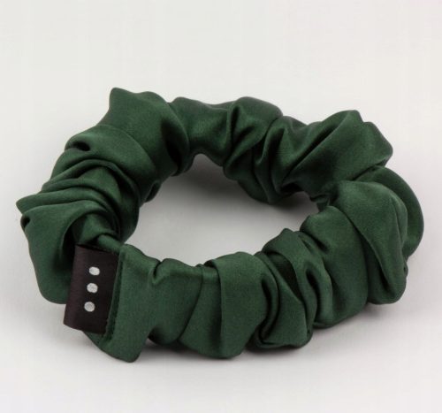  SCRUNCHIE ERASER SEIDE MOOSGRÜN MINI KLEINE FLASCHE GRÜN