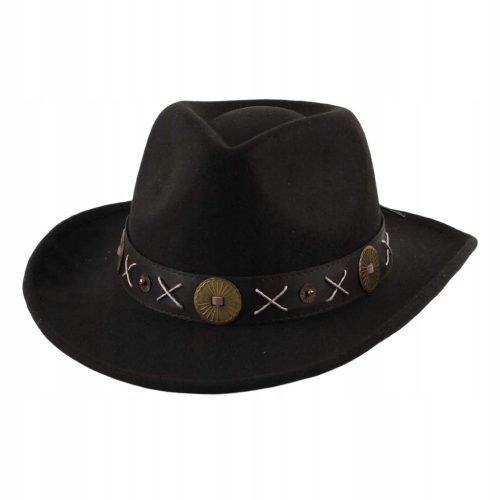  Western-Cowboyhut, modisch, bequem, mit breiter Krempe