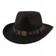  Western-Cowboyhut, modisch, bequem, mit breiter Krempe