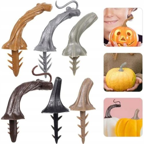  Künstliche Kürbisstiele, 40 Stück, langlebig für Halloween-Heimdekoration