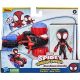  MARVEL AVENGERS SPIDEY FAHRZEUG + MILES MORALES 10 cm