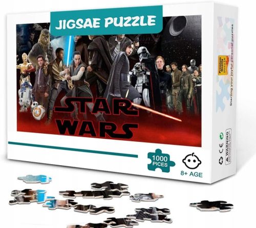 Puzzle 1000 Teile Star Wars-Filmcharakterszene