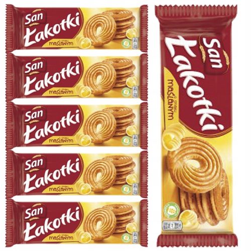 Lu San Łakotki Maślane Kekse 6x168g - Zarter Buttergeschmack