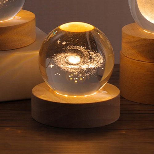  Galaxy Crystal Ball Schreibtisch-Nachtlampe