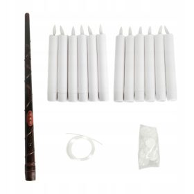    12 Stück hängende Schwimmkerzen, kappenlose, flammenlose Kerzen