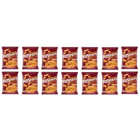   14x 180g Bacon Snack RASHERS, knusprige Bacon-Chips aus UK im Karton