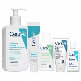   CeraVe Pflegeset für unreine und empfindliche Haut inklusive Geschenke