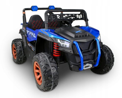  Batteriebetriebenes 2-Sitzer-Buggy-Auto, starke Stoßdämpfer, Lederpilot